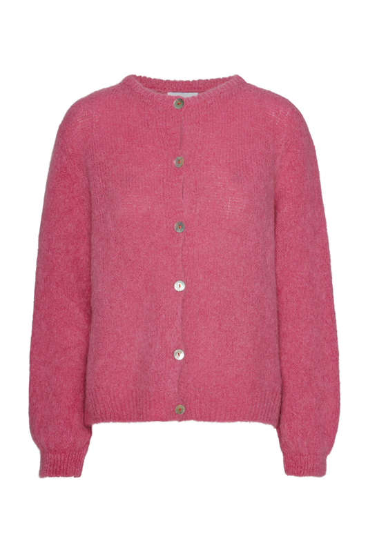 Susan Alpaca Cardigan Pink