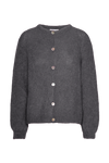 Susan Alpaca Cardigan Anthracite Grey