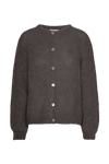 Susan Alpaca Cardigan Graphite