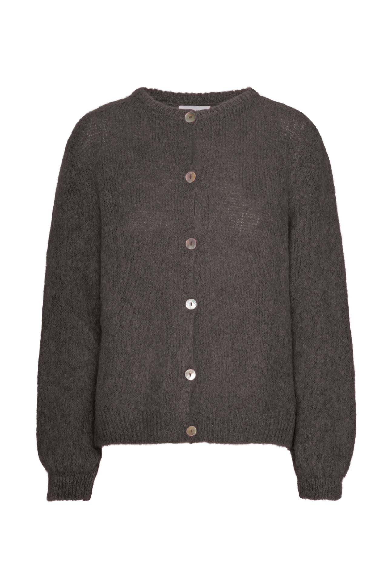 Susan Alpaca Cardigan Graphite