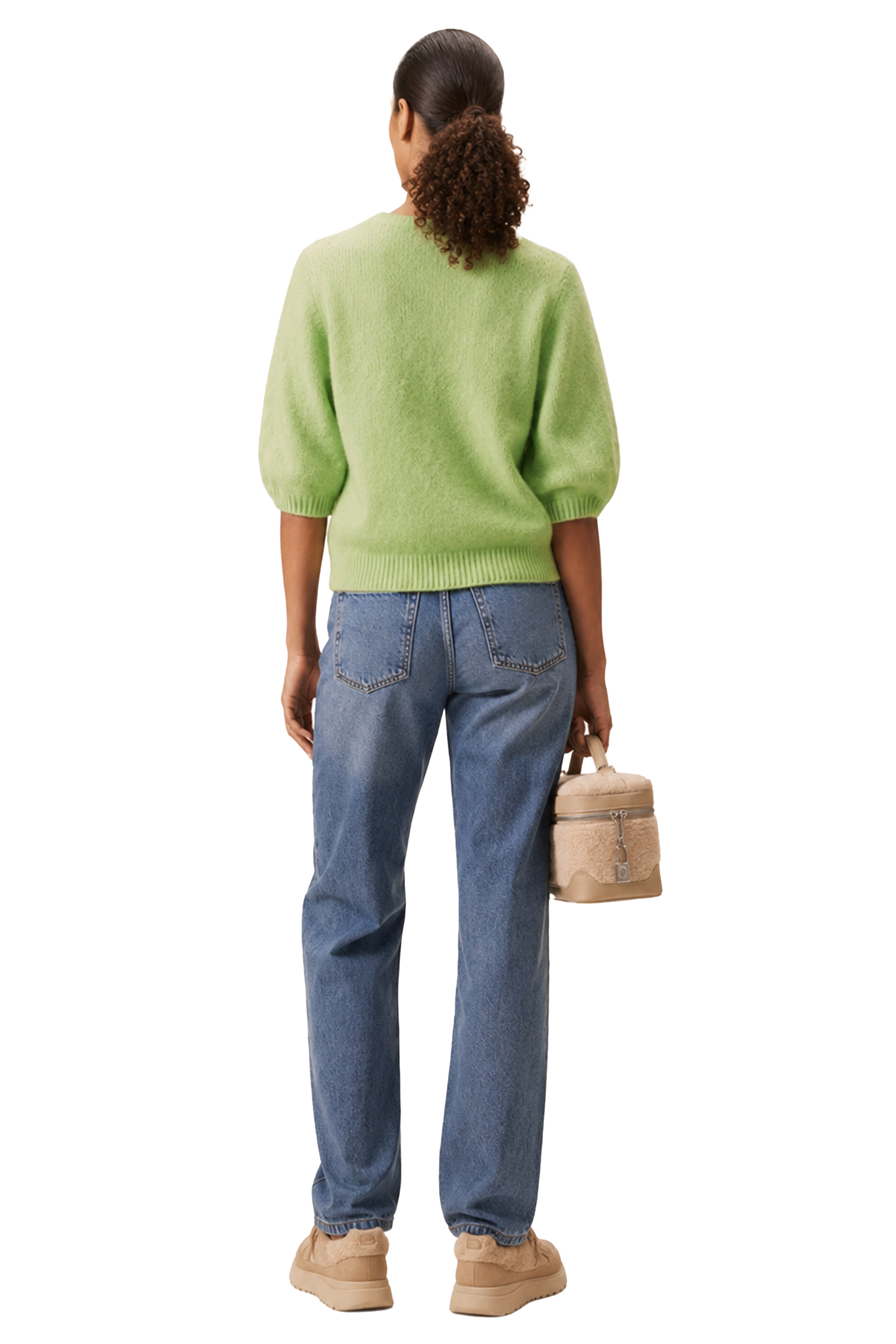Susan Short Sleeve Cardigan Tea Green