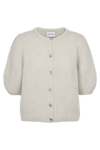 Susan Short Sleeve Cardigan Beige