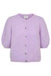 Susan Short Sleeve Cardigan Light Lilac
