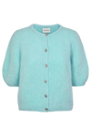 Susan Short Sleeve Cardigan Seafoam Green
