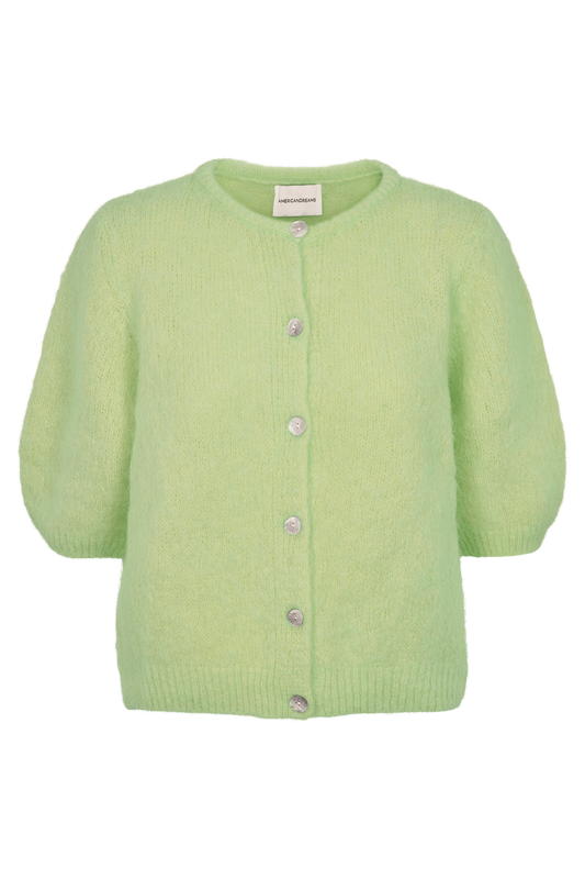 Susan Short Sleeve Cardigan Tea Green