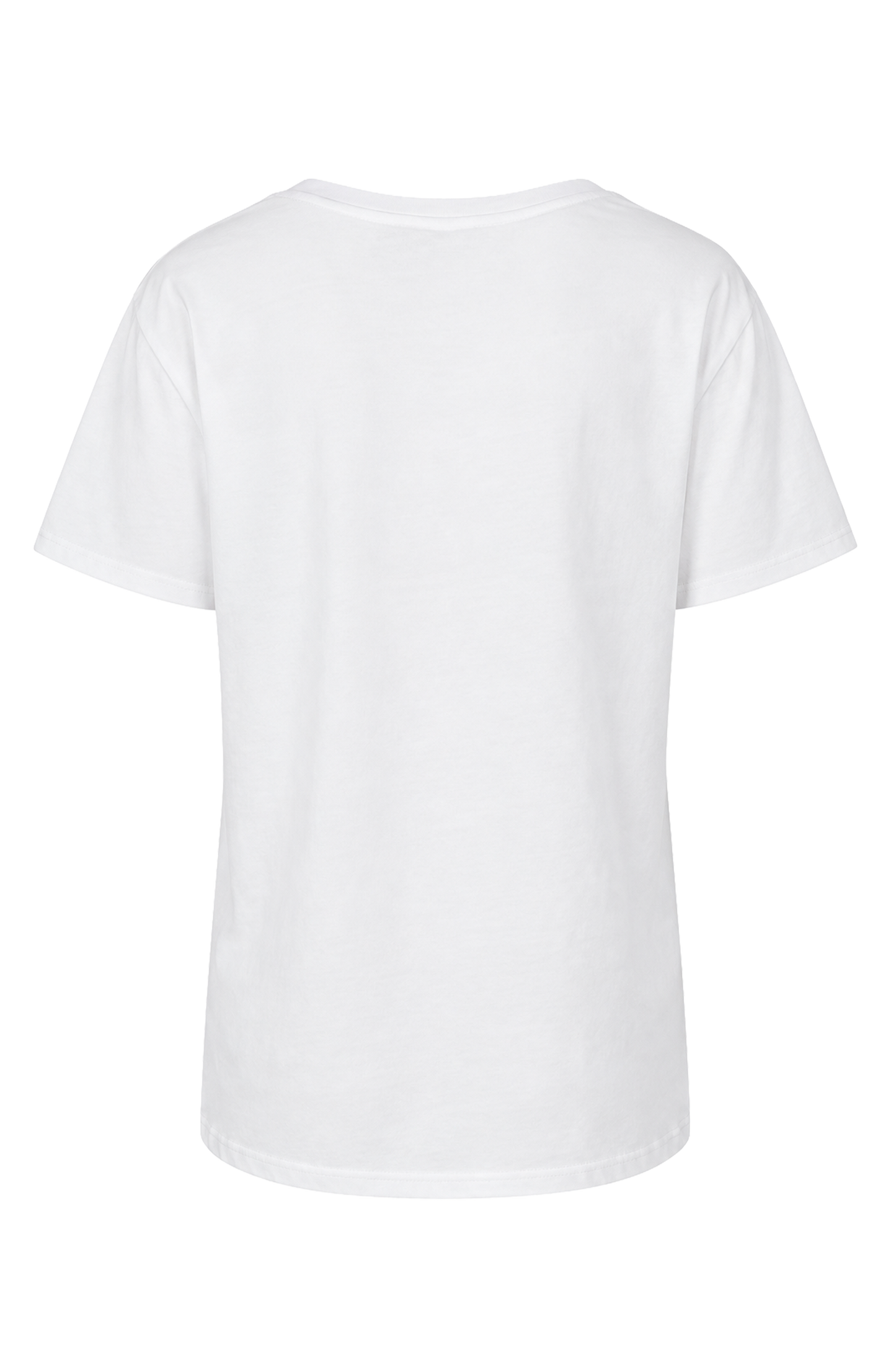 T-shirt White LA California Cotton Tee W/Sky Blue Letters