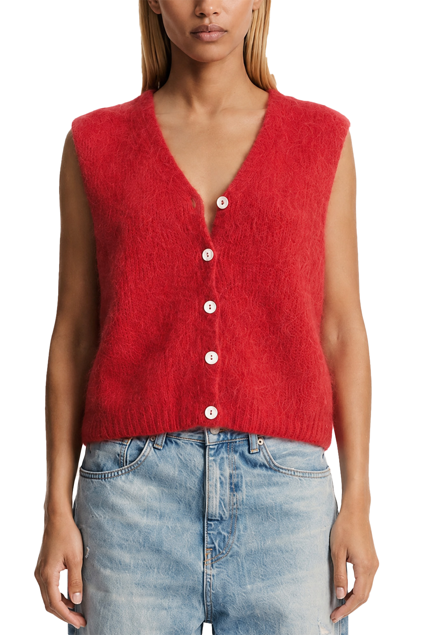 Telma Vest Lipstick Red