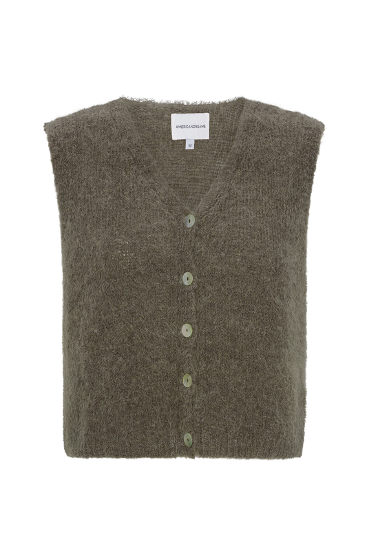 Telma Vest Dark Taupe