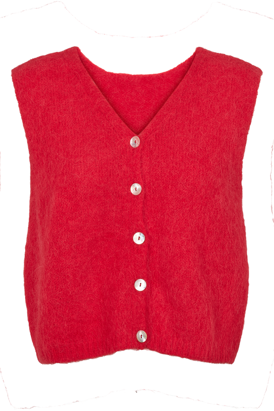 Telma Vest Lipstick Red