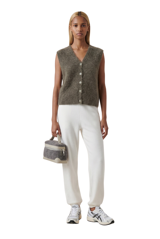 Telma Vest Dark Taupe