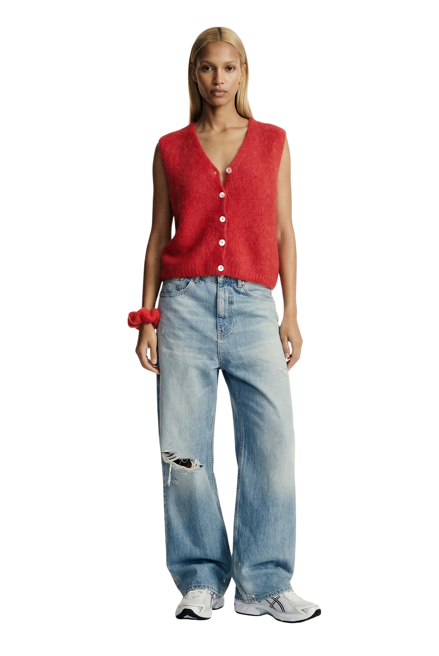 Telma Vest Lipstick Red