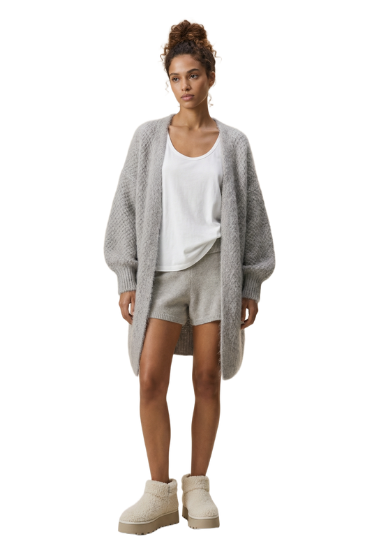 Tenna Cardigan Light Grey