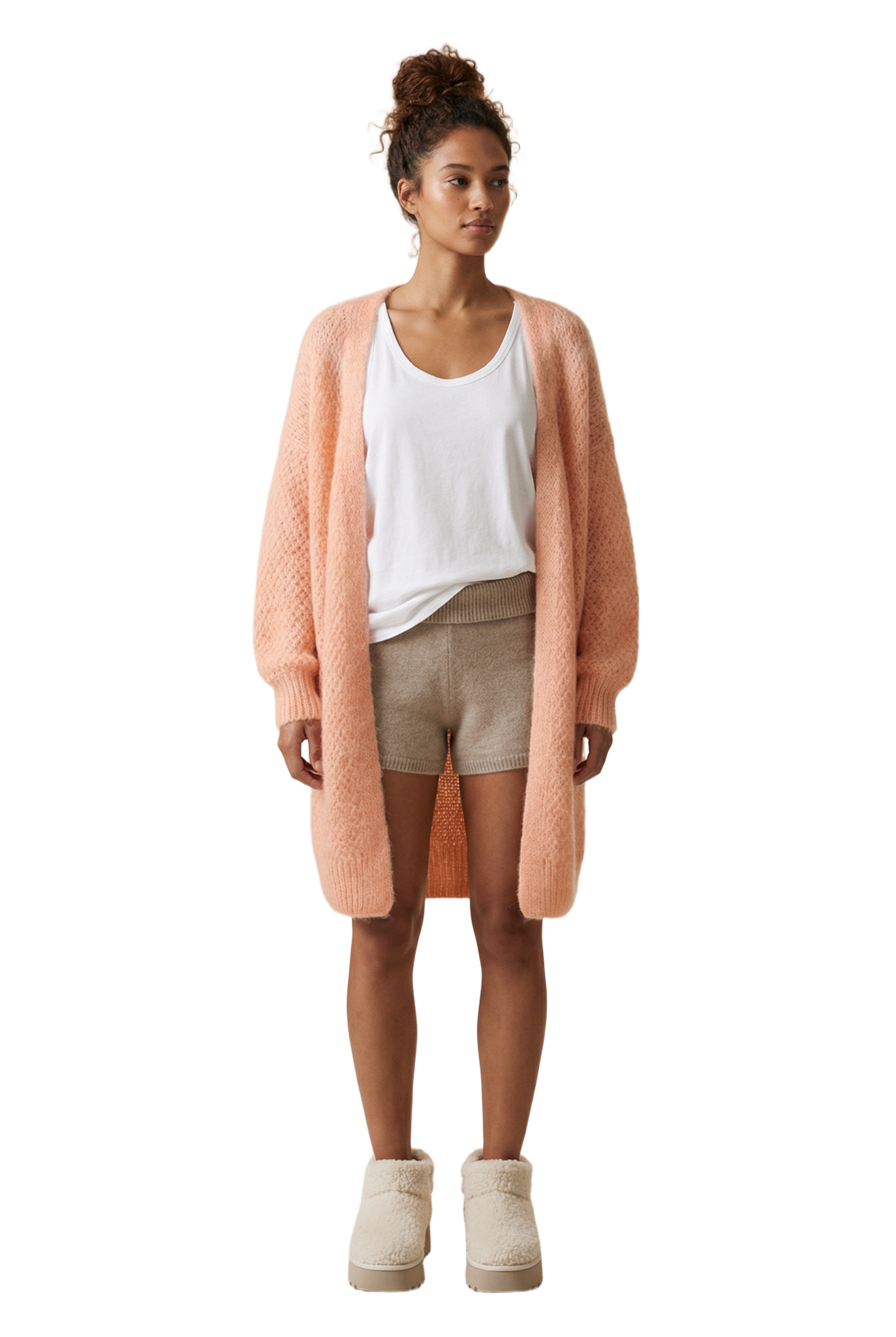 Tenna Cardigan Peach
