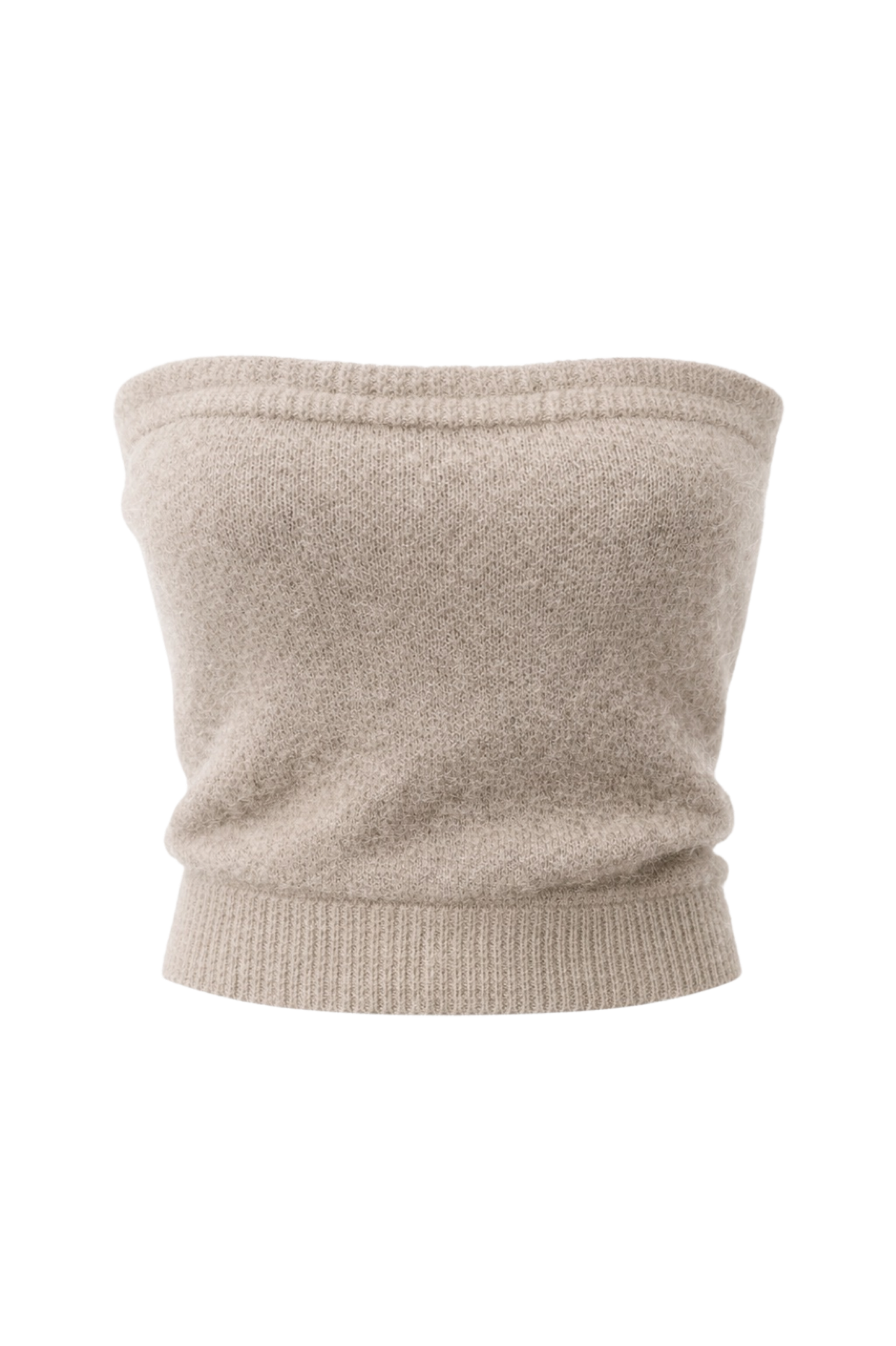 Tessi Bandeau Alpaca Top Beige
