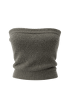 Tessi Bandeau Alpaca Top Dark Taupe