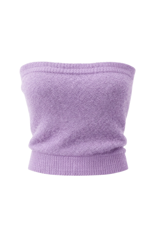 Tessi Bandeau Alpaca Top Lilac