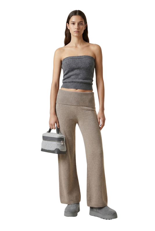 Tessi Bandeau Alpaca Top Graphite