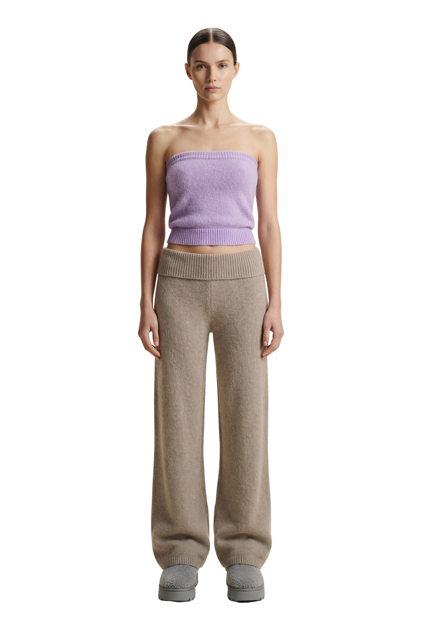 Tessi Bandeau Alpaca Top Lilac