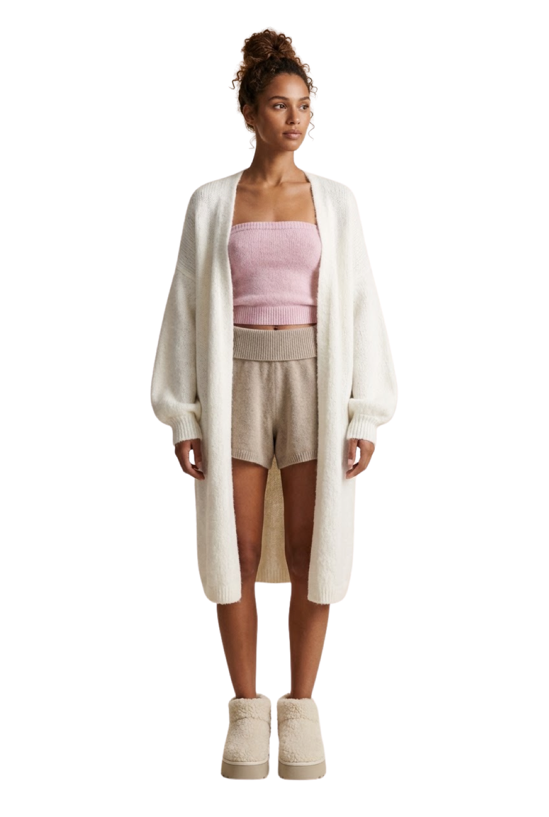 Tessi Bandeau Alpaca Top Soft Berry