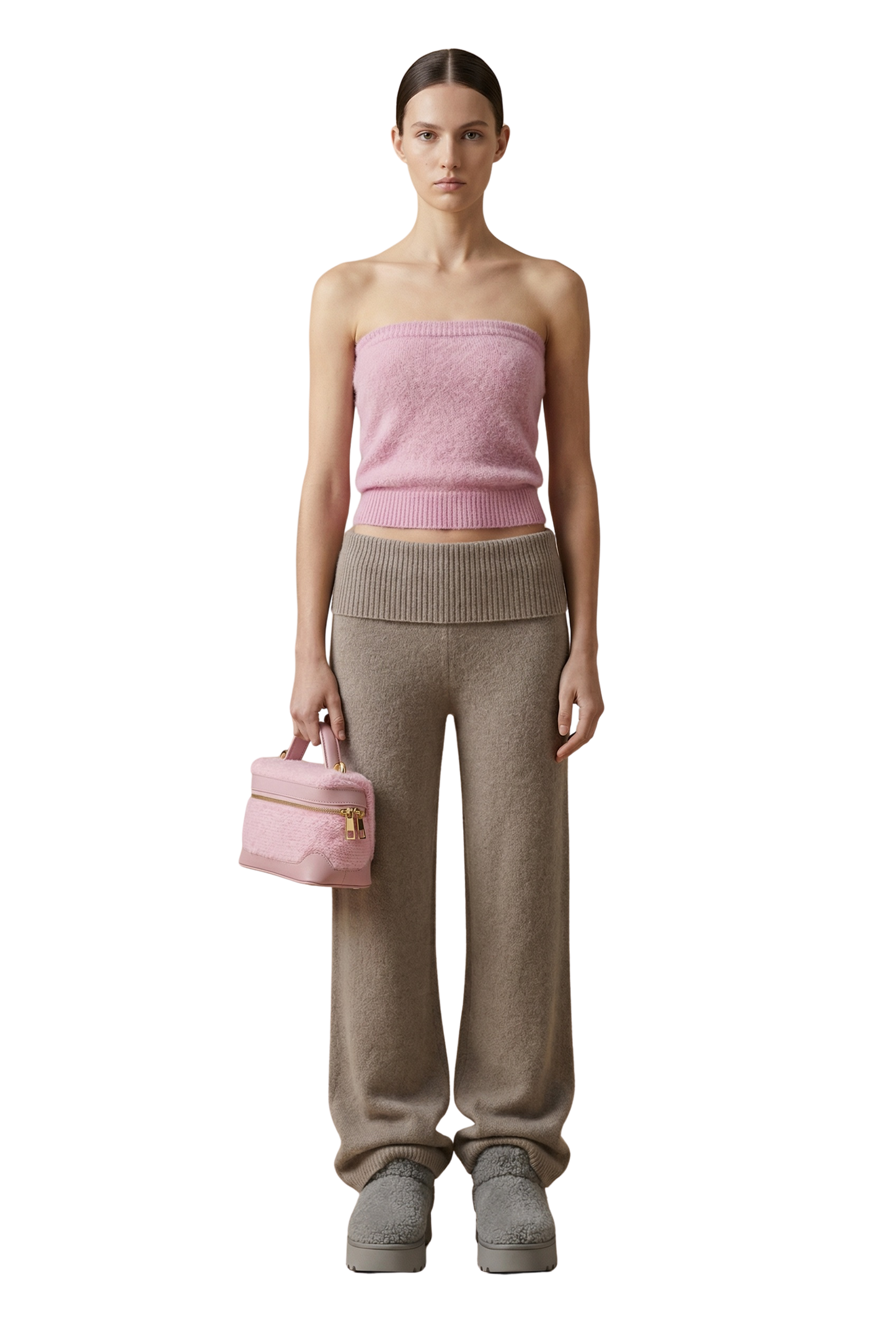 Tessi Bandeau Alpaca Top Soft Berry