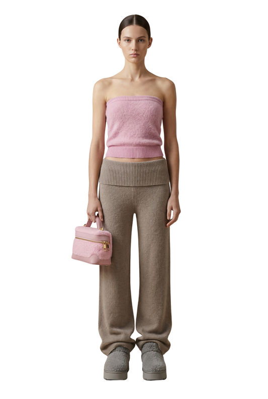 Tessi Bandeau Alpaca Top Soft Berry