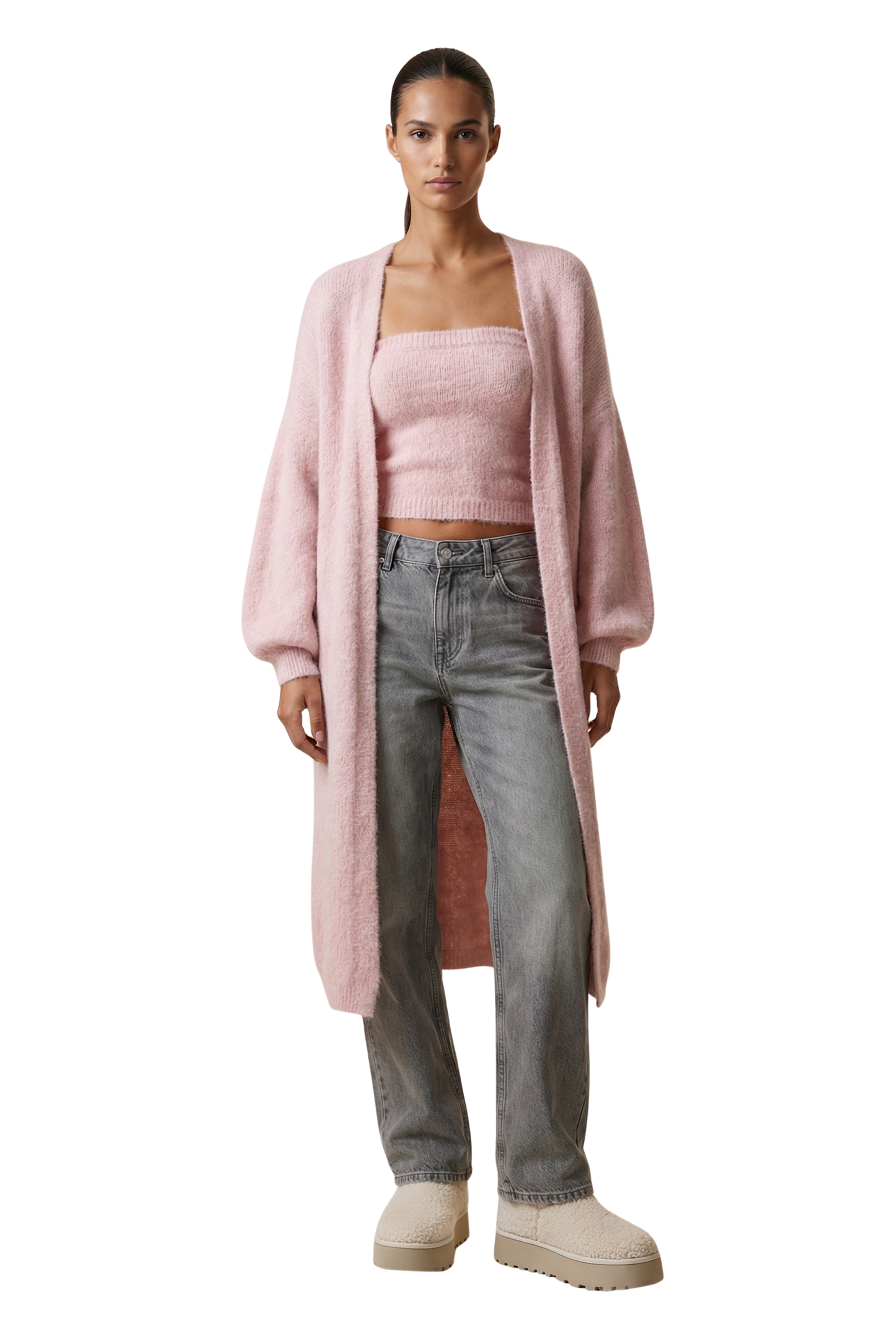 Tessi Bandeau Alpaca Top Soft Berry