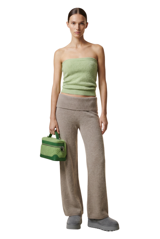 Tessi Bandeau Alpaca Top Tea Green