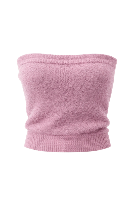 Tessi Bandeau Alpaca Top Soft Berry