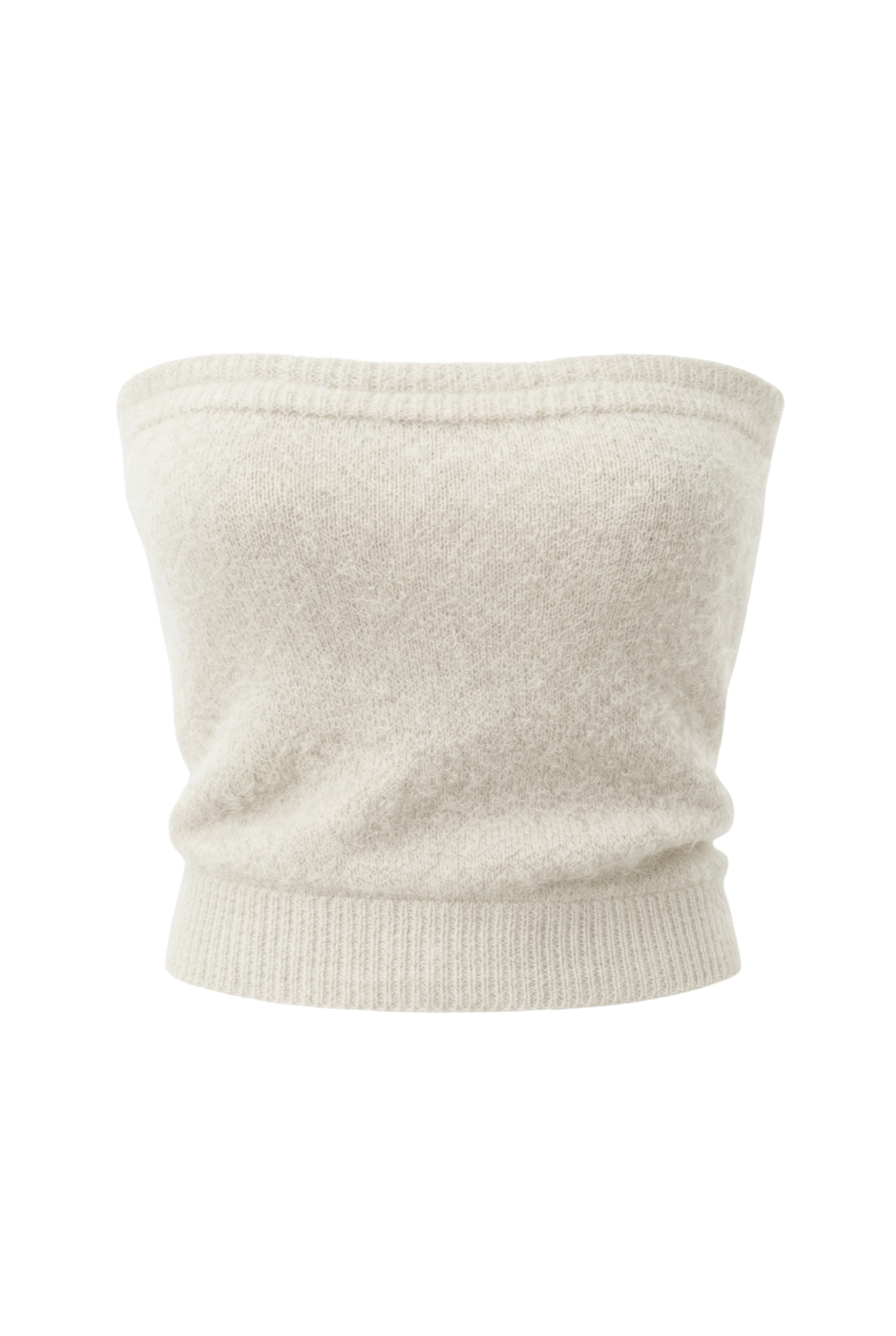 Tessi Bandeau Alpaca Top White