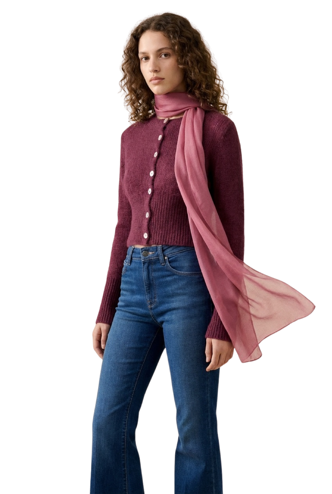 Trina Scarf Red Berries