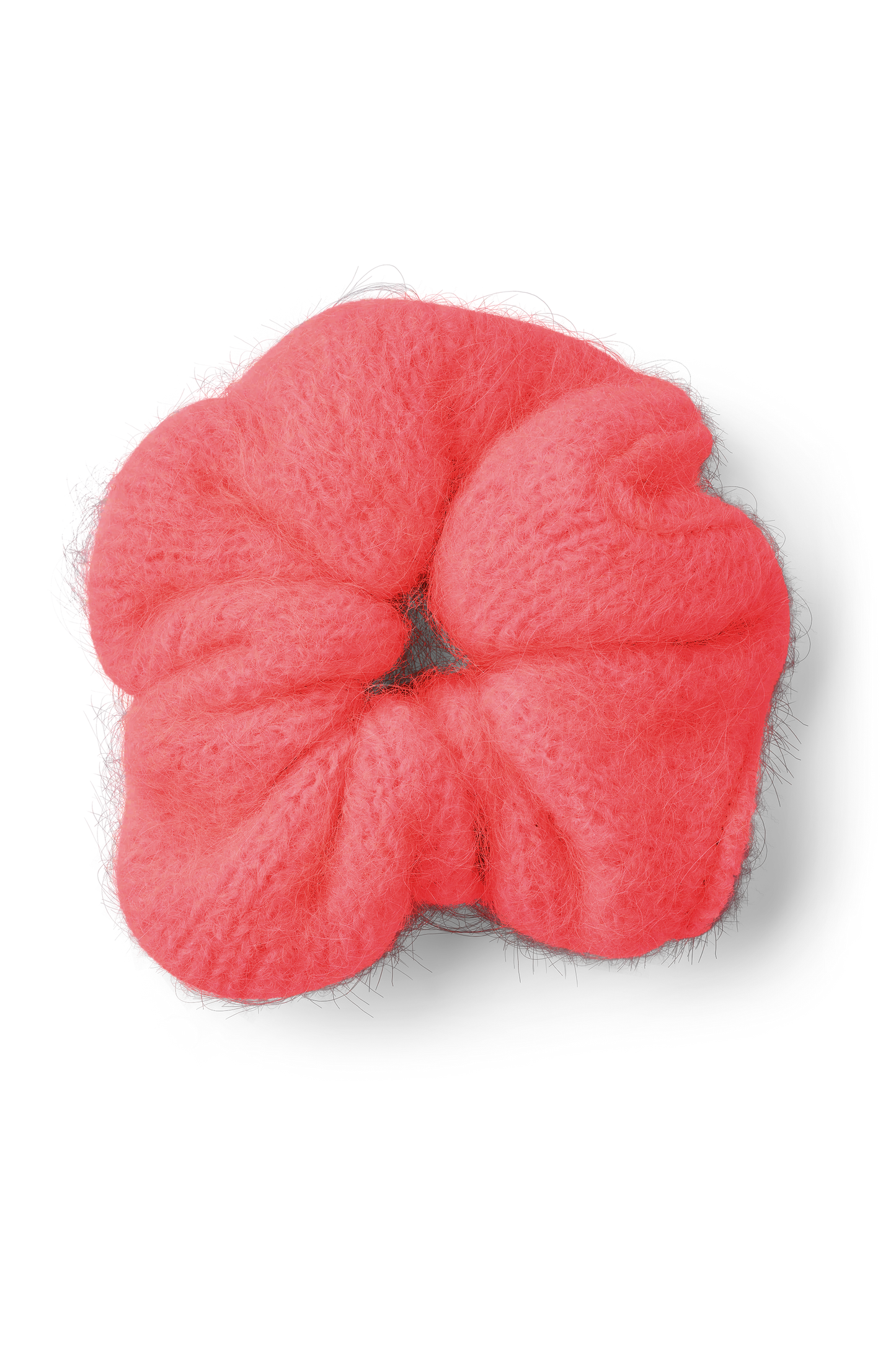 Tullah Knit Scrunchie Coral Red