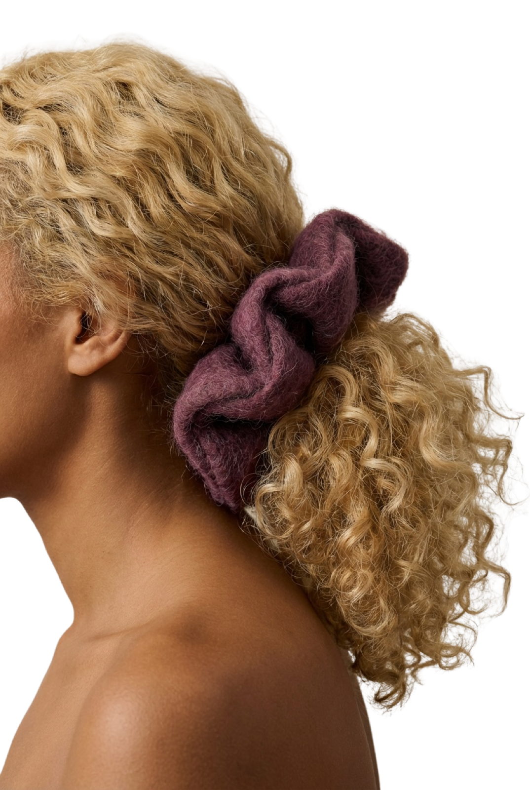 Tullah Knit Scrunchie Bordeaux