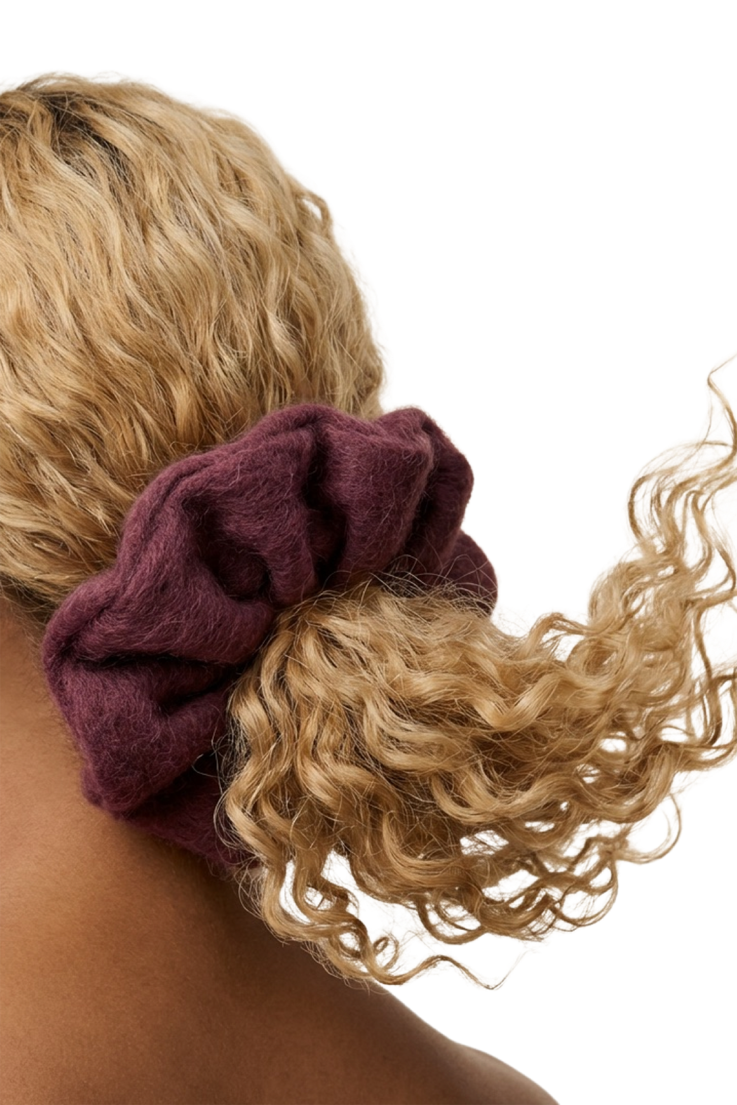 Tullah Knit Scrunchie Bordeaux