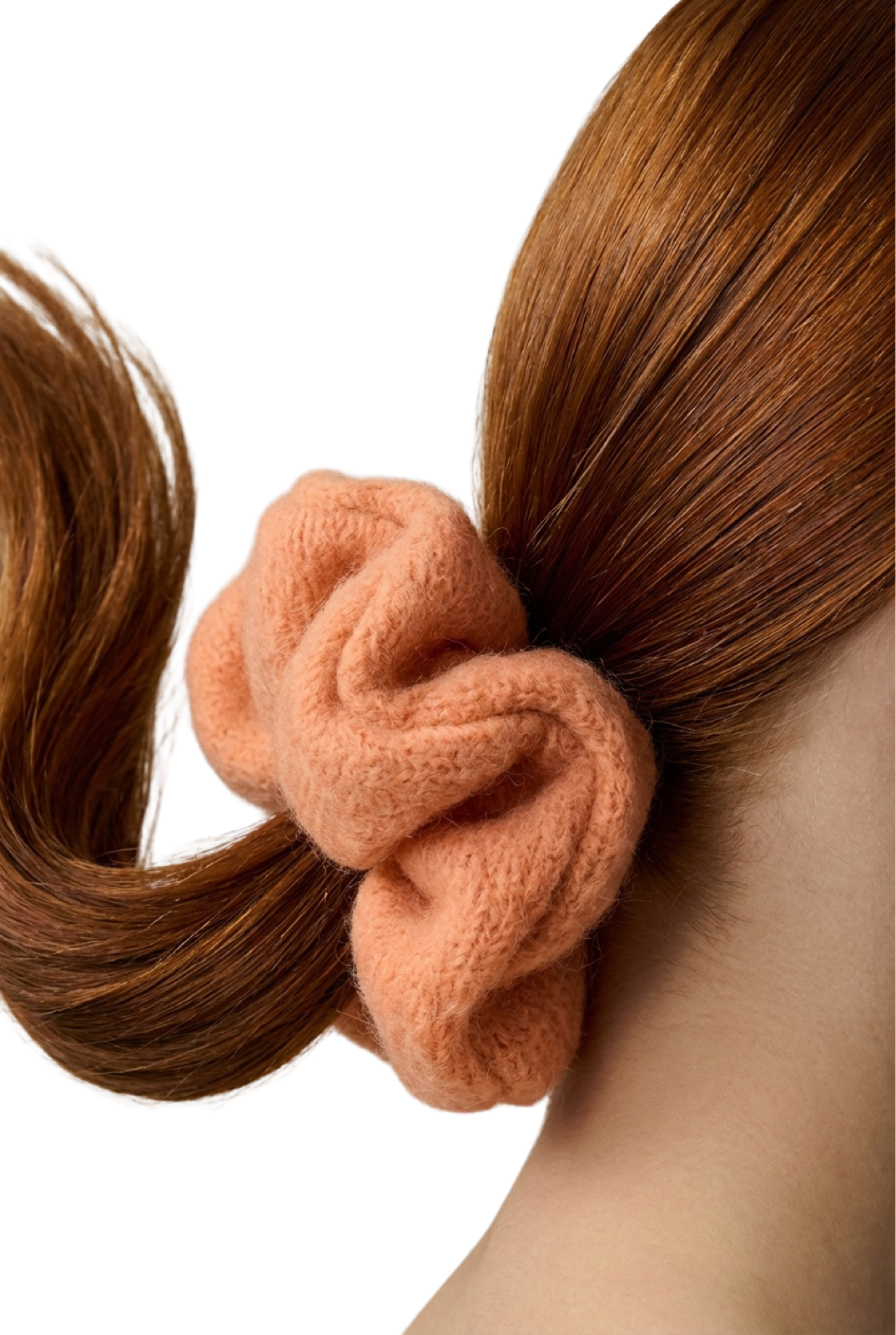 Tullah Knit Scrunchie Burnt Orange