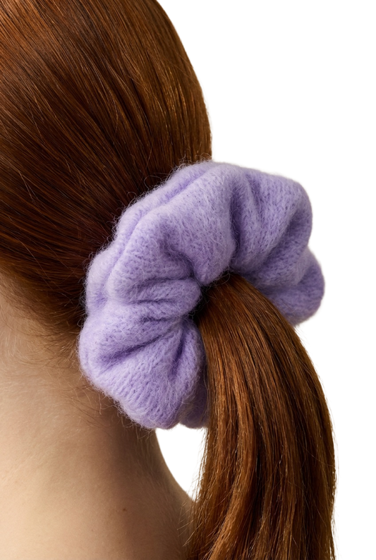 Tullah Knit Scrunchie Lilac