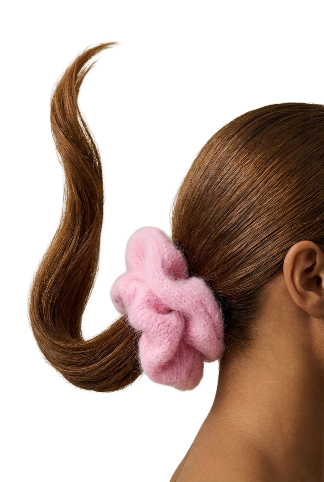 Tullah Knit Scrunchie Soft Berry