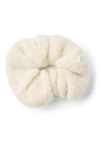 Tullah Knit Scrunchie White