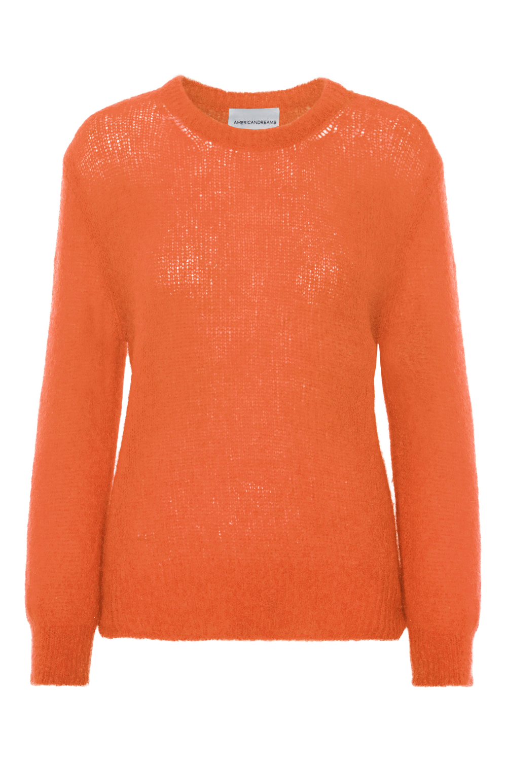 Mari Oversized Knit Pullover Burnt Orange