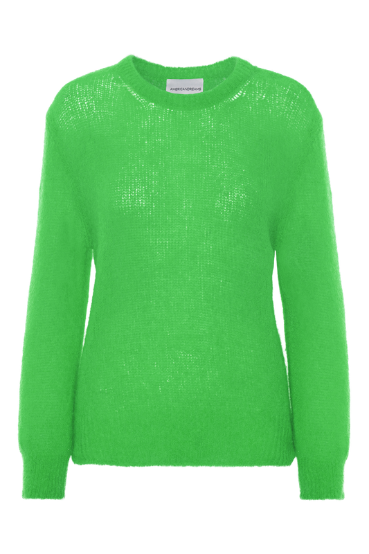 Mari Oversized Knit Pullover Jade green
