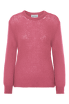 Ulla O Neck Knit Pullover Pink