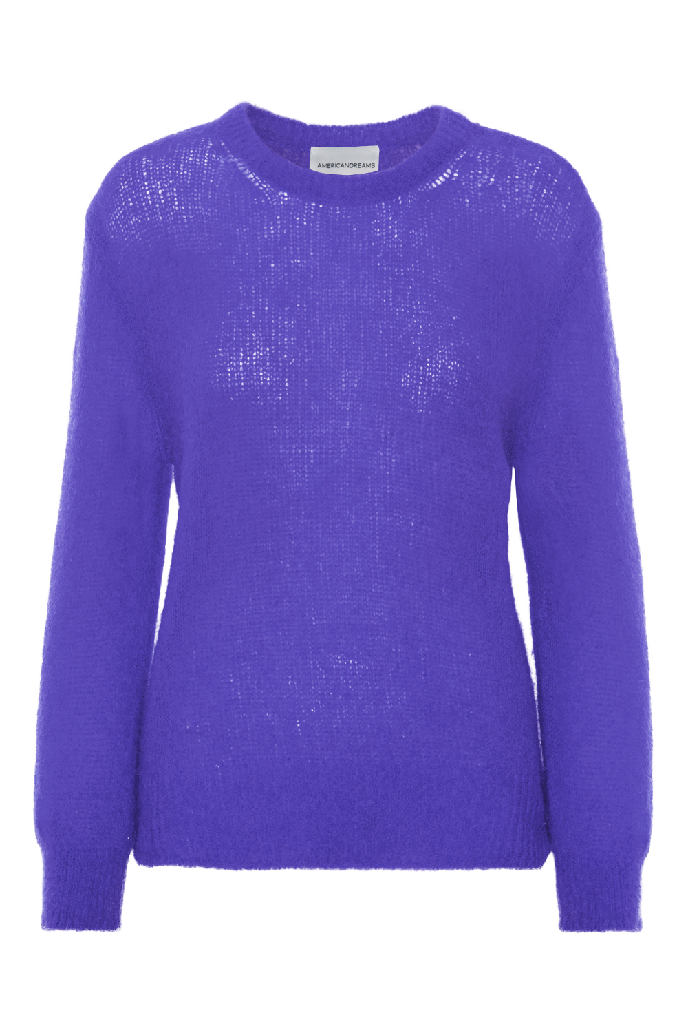 Ulla O Neck Knit Pullover Violet