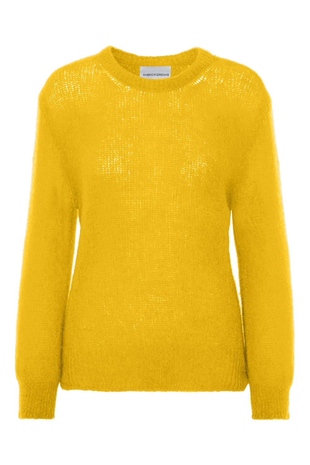 Mari Oversized Knit Pullover Yellow