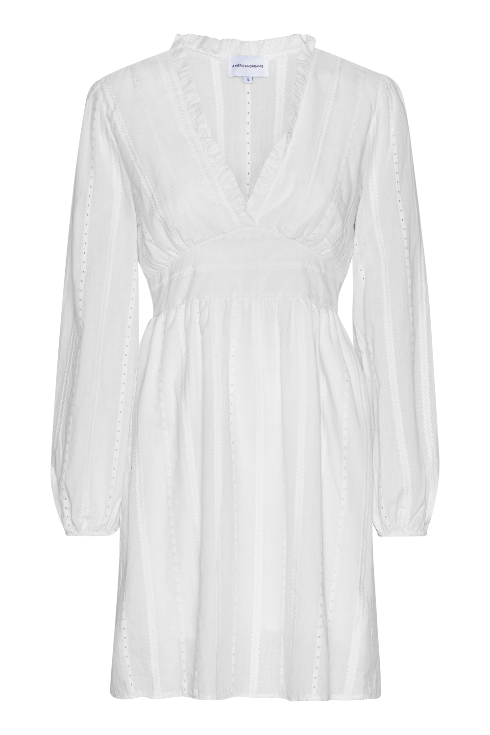 Umi Cotton Short Dress White
