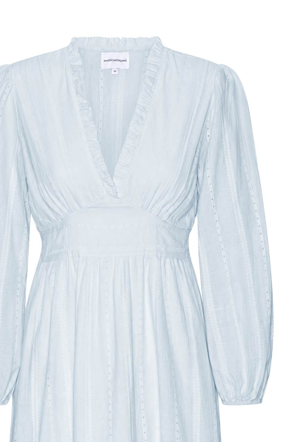 Umi Cotton Long Dress Light Blue