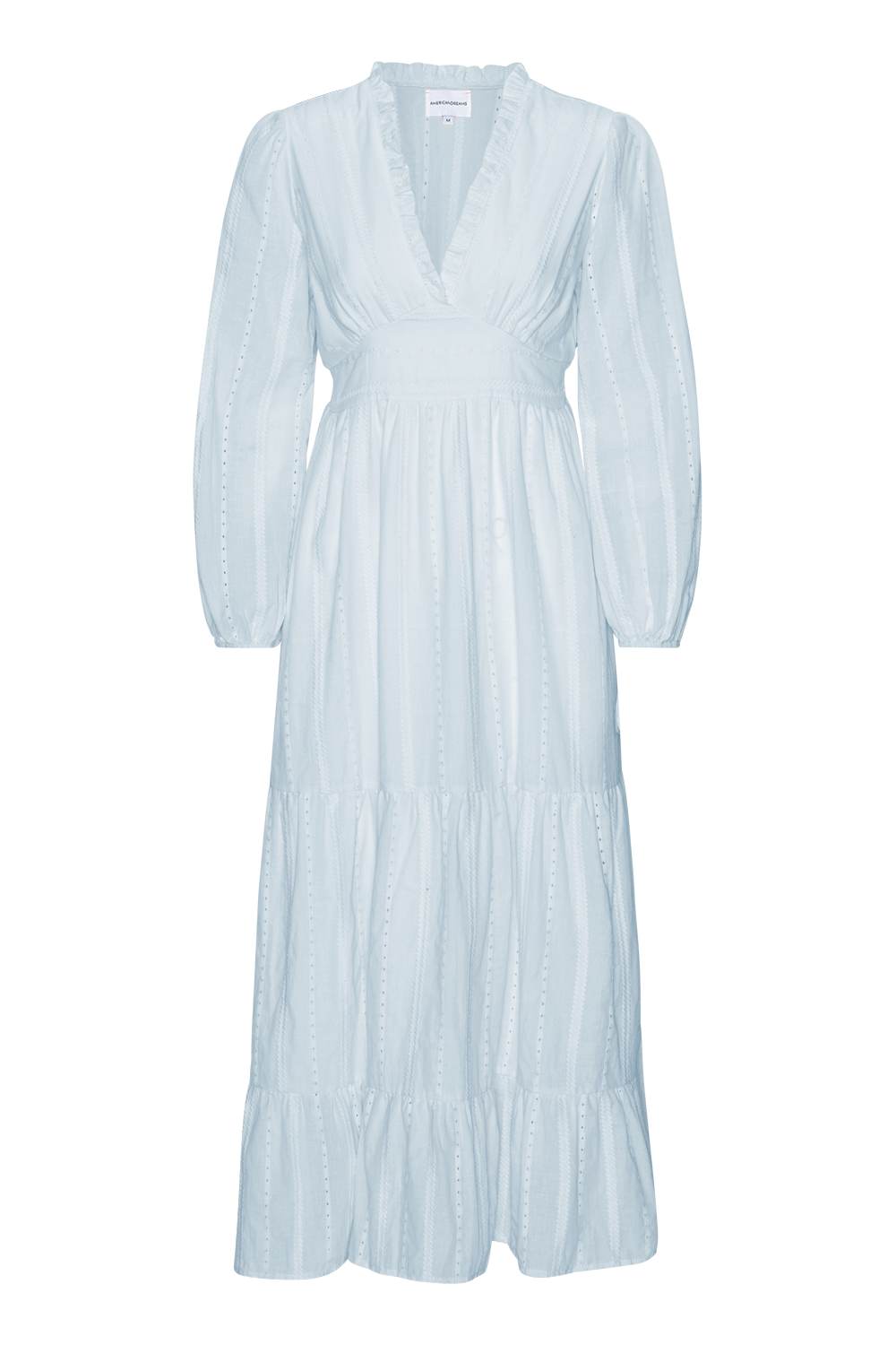 Umi Cotton Long Dress Light Blue