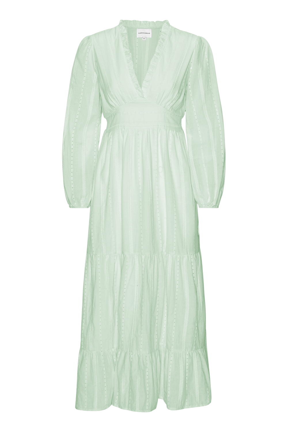 Umi Cotton Long Dress Light Green