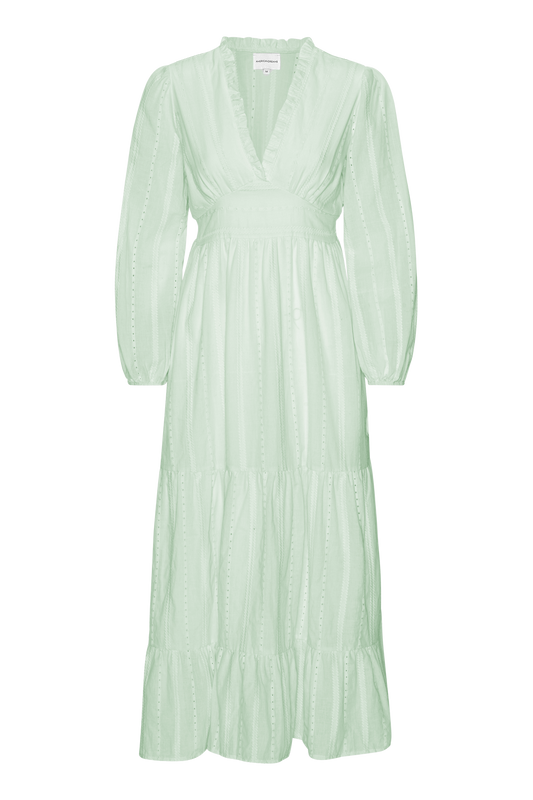 Umi Cotton Long Dress Light Green