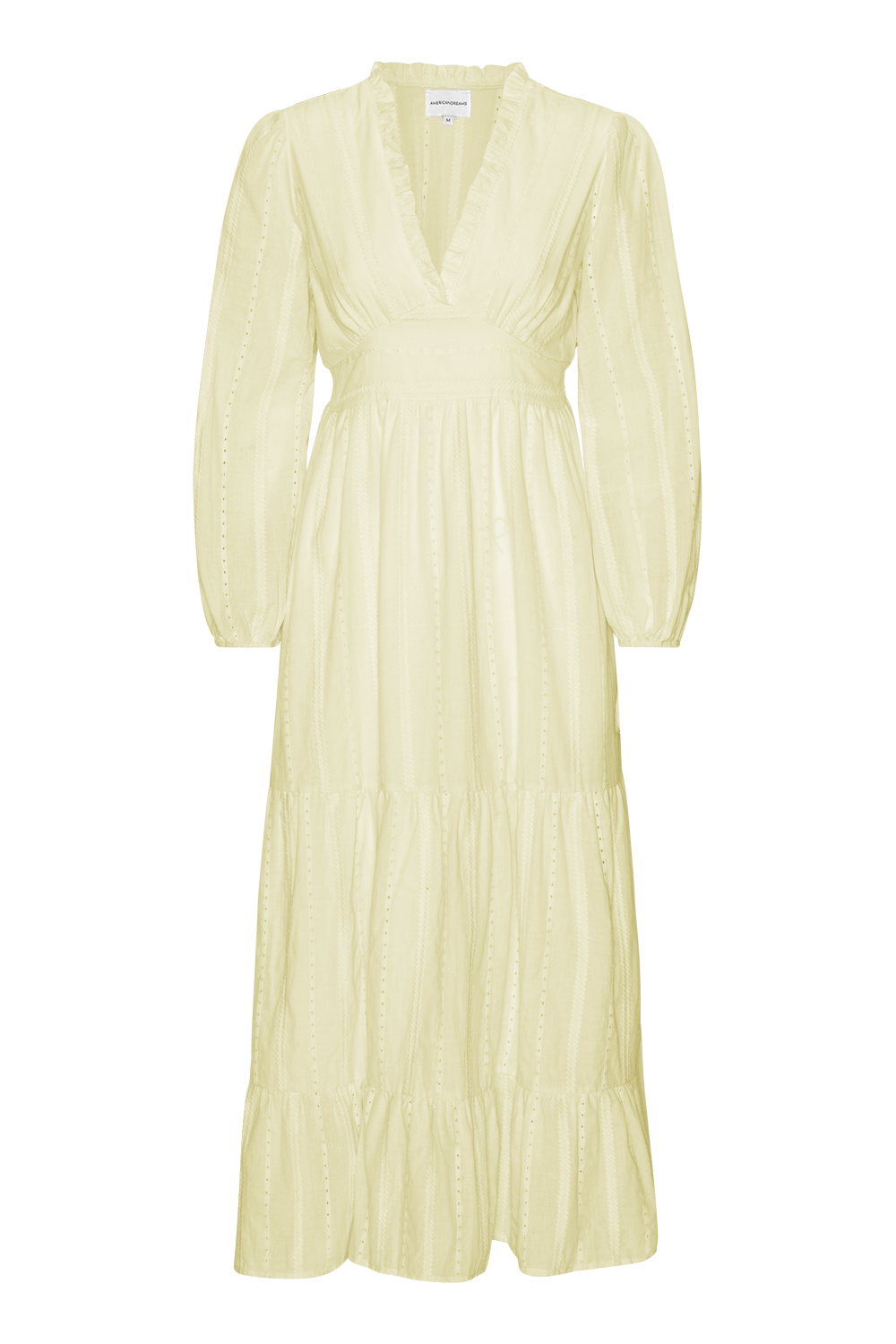 Umi Cotton Long Dress Light Yellow