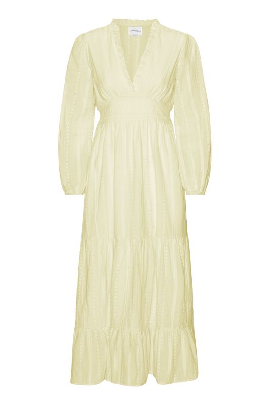 Umi Cotton Long Dress Light Yellow