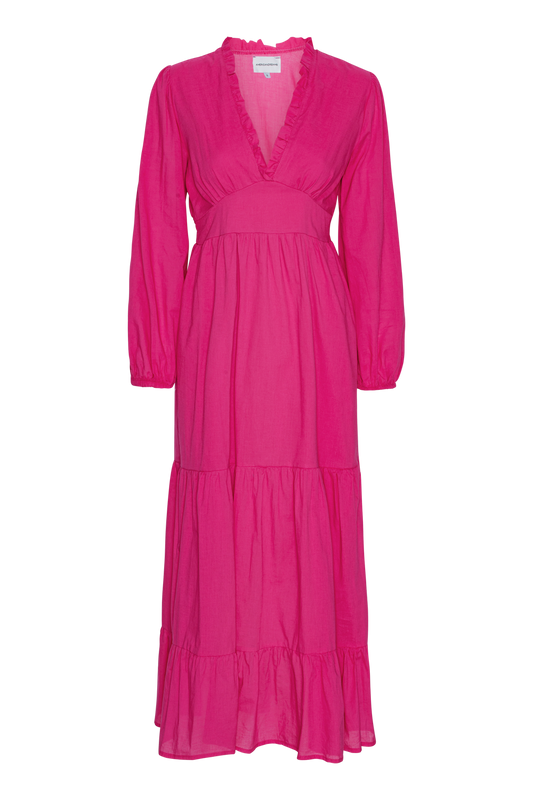 Umi Long Solid Cotton Neon Pink